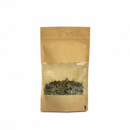 Sachet Doypack avec fenêtre 11 x 6,5 x 18,5 cm