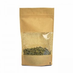 100 Pi/èces Packlinq Doypack Noir Mate avec Zip et Ouverture 10.2 x 6 x 15.2 cm ZBGO2MB 57 g
