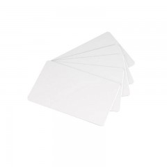Carte PVC blanche 8,4 x 5,4 cm pour imprimante étiquette Edikio - par 500