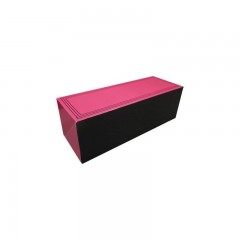Boîte traiteur "bouchée" rose rectangulaire 30 x 11 x 10 cm - par 25