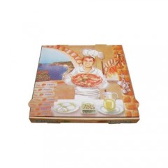Boîte pizza à coins droits 33 x 33 x 4 cm - par 100