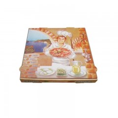Boîte pizza à coins droits 40 x 40 x 4 cm - par 100