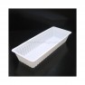barquette plastique blanche caissipack 2 pieds - par 1500