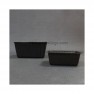 barquette plastique scellable noire 375 ml (cl375n) - par 100