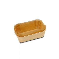 moules cuisson en bois 14 x 9.5 x 5 cm - par 200