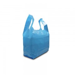 sac bretelles bd 50 microns bleu 26 x 6 x 45 cm - par 500