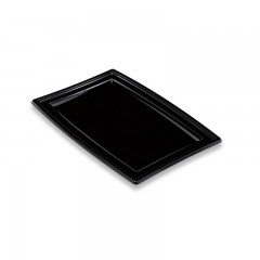 Plateau de présentation buffet noir 46 x 30,5 cm - par 5