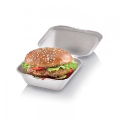 boite hamburger biodegradable en bagasse - par 125