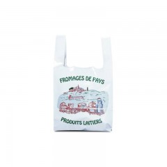 sac bretelles "fromage de pays" bd 50 microns 26 x 6 x 45 cm - par 500