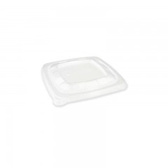 couvercle carre pp pour saladiers bagasse 500 ml - par 75