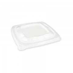 couvercle carre pp pour saladiers bagasse 750 ml et 1000 ml - par 100