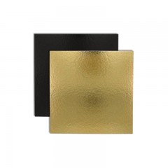 carre carton or/noir 22 x 22 cm 1100 g/m² - par 50