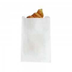 Sachet croissants kraft blanc 12 x 5 x 21 cm (n°102) - par 1000