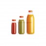 bouteille plastique jetable 330 ml avec bouchon orange - par 205