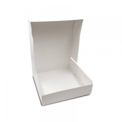 boite patissiere blanche 30 x 30 x 10 cm - par 50