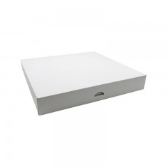 boite patissiere blanche 35 x 35 x 5 cm - par 25