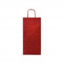 sac 2 bouteilles rouge kraft verge 18 x 8 x 39 cm - par 25