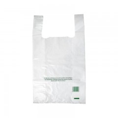 sac bretelles bd 50 microns blanc 21 x 6 x 40 cm - par 1000