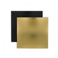 carre carton or/noir 28 x 28 cm 1100 g/m² - par 50