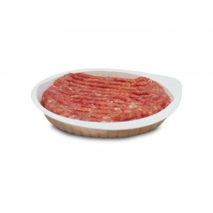 barquette plastique blanche pour steak hache - par 2500