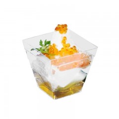 Petite verrine pyramide 60 ml effet cristal - par 50