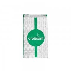 Sachet croissants kraft vert série AURIOS 14 x 7 x 25 cm (n°104) - par 1000