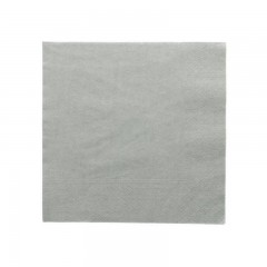 serviette ouate grise 2 feuilles 39 x 39 cm - par 100