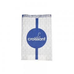 sachet croissants kraft bleu serie aurios 18 x 8 x 27 cm (n°105) - par 1000