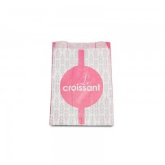 Sachet croissants kraft rose série AURIOS 14 x 7 x 20 cm (n°103) - par 1000