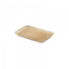 plateau rectangulaire 24 x 16 x 1,5 cm en palmier - par 100