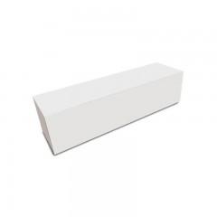 Boîte à bûche blanche 45 x 11 x 11 cm - par 25