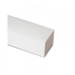 Boîte à bûche blanche 30 x 13 x 13 cm - par 25