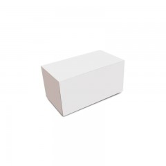 Boîte à bûche blanche 20 x 13 x 13 cm - par 25