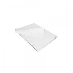 papier paraffine fibre recyclee 1 face blanc 50 gr/m² 25 x 33 cm - par 10 kg