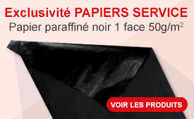 Papier enduit noir